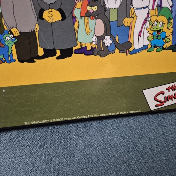 The Simpsons Character Collage Art Plaque - Picture 2 of 7